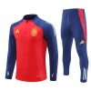 Espagne Sweat d'Entraînement Quarter-Zip 2024-25 Rouge Pour Homme